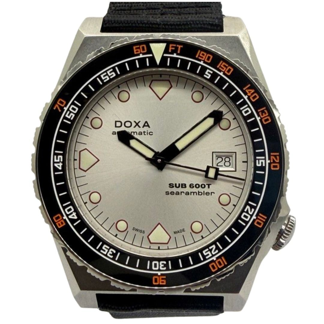 DOXA Sub 600T Searambler 40mm Automatic Silver Dial Watch “June-26”