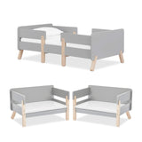 Dream On Me Osko Convertible Toddler Bed Pinewood