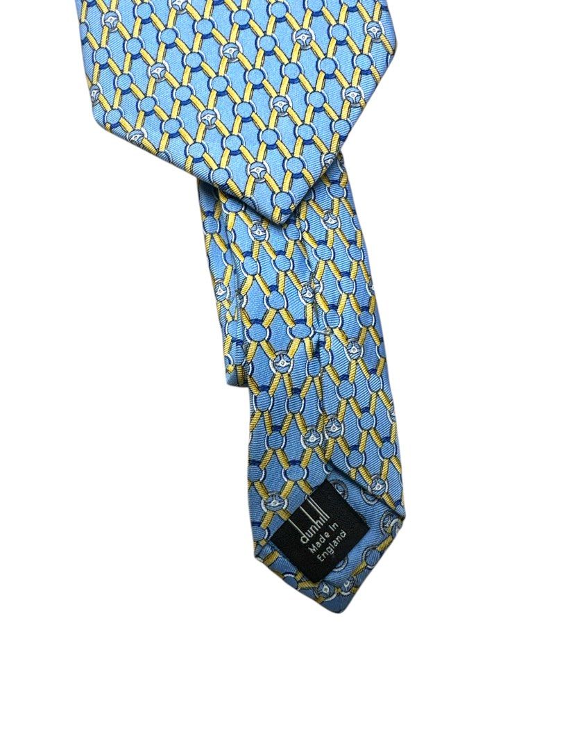 Dunhill Necktie Blue /Yellow Secondary image