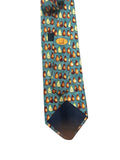 Dunhill Necktie Green/Yellow