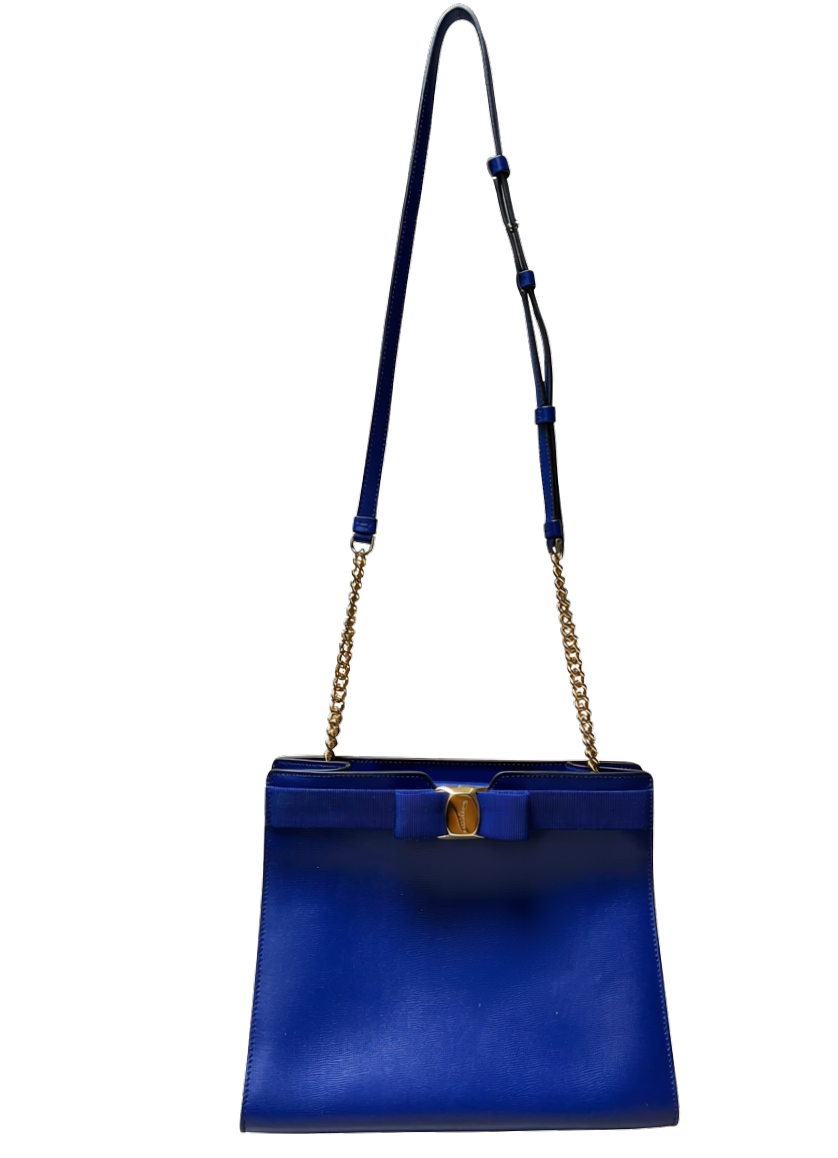 Salvatore Ferragamo Vara Ribbon Top Handle Bag