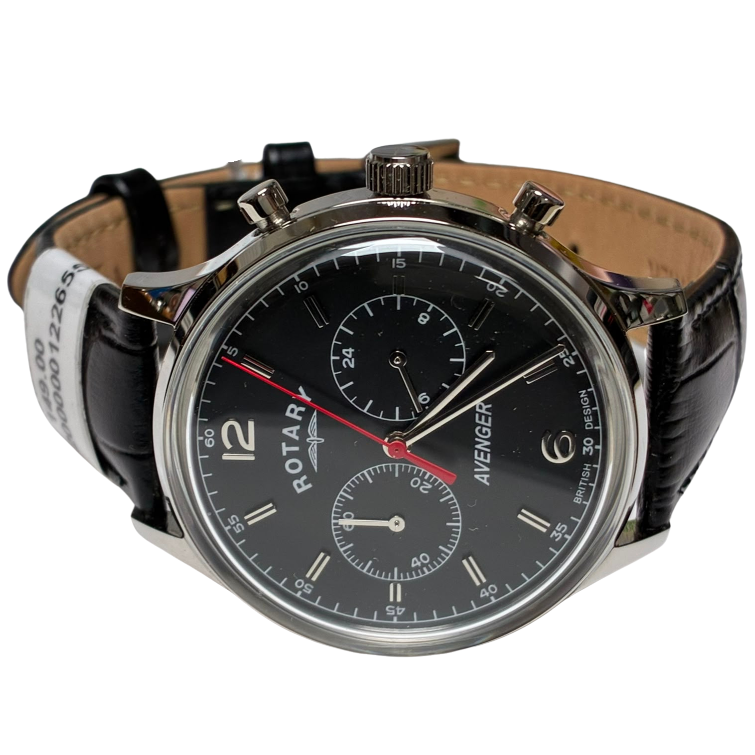 Rotary GS0520304 Avenger Stainless Steel Black Dial Watch Secondary image