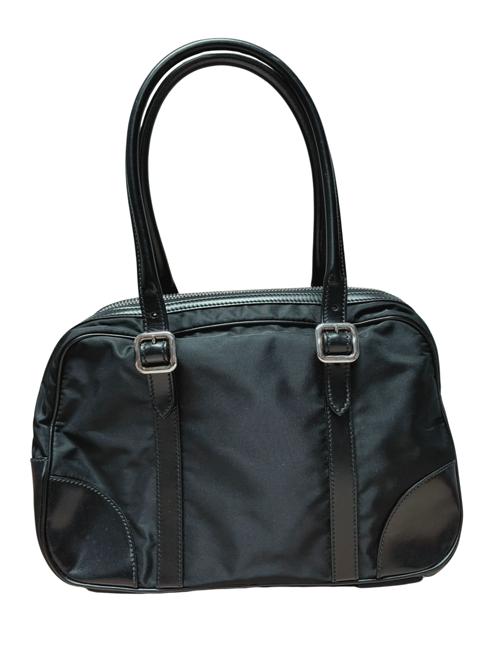 Prada Tessuto Nylon Bauletto Handbag