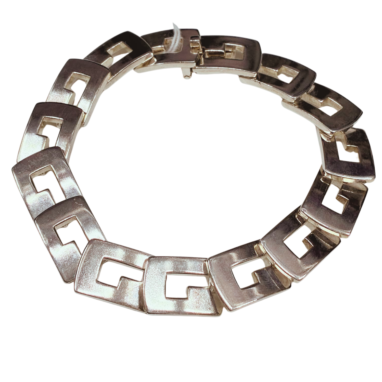 Gucci G Logo Accordion Link Bracelet SV925 48.6G 20CM Secondary image