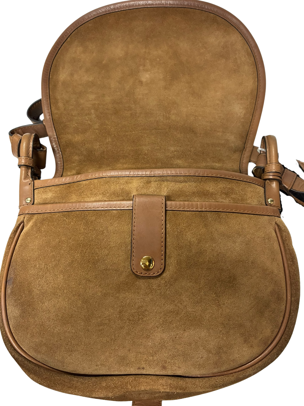 Michael Kors Jamie Suede Saddle Bag