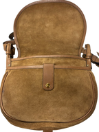 Michael Kors Jamie Suede Saddle Bag