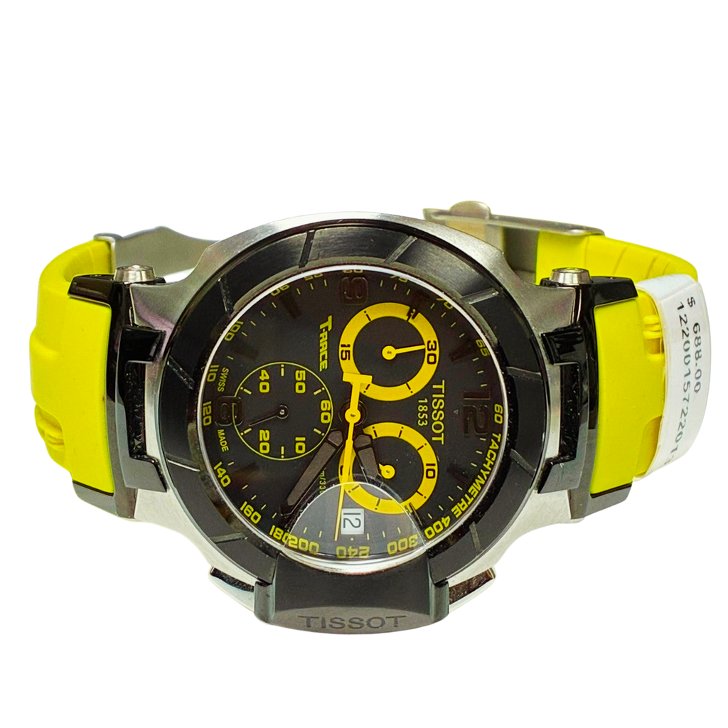 Tissot T048417A TRace Quartz Chronograph Yellow And Black Watch