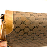 Gucci Vintage Brown Leather Shoulder Bag