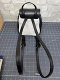 Paloma Picasso Leather Black and White Small Back Pack