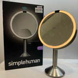 simplehuman, Sensor Mirror Trio with Touch-Control Brightness, Brushed Stainless Steel