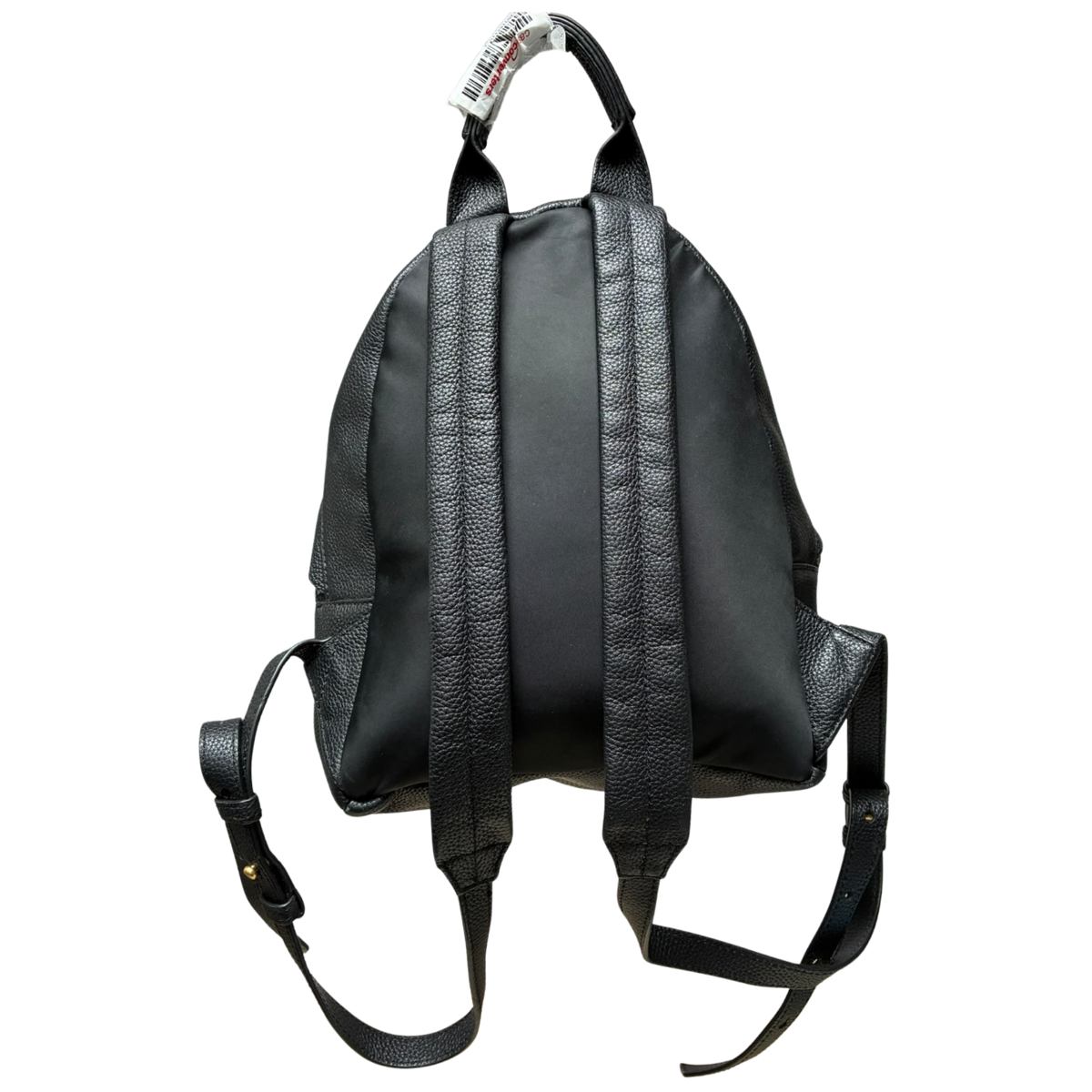 Oroton Lilly Small Backpack Black Pebbled Leather