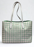 Kate Spade New York All Day Tennis Check Printed PVC Large Tote