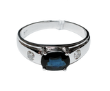750WG Sapphire Ring Lady 4.4GM