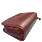 Cartier Must Line Burgundy Leather Clutch Bag