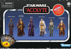 Star Wars Retro Collection Star Wars The Acolyte Multipack 3.75 Inch Collectible Action Figure 6Pack