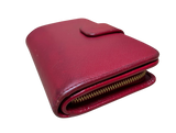 Prada Saffiano Metal Lampo Wallet 1M1225 Fuoco