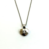 Chopard, 18KWG Happy Diamond Necklace