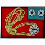 Avon Jewellery Floral Necklace And Earring Set