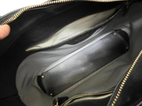 Tods Tote Handbag Leather Medium Black