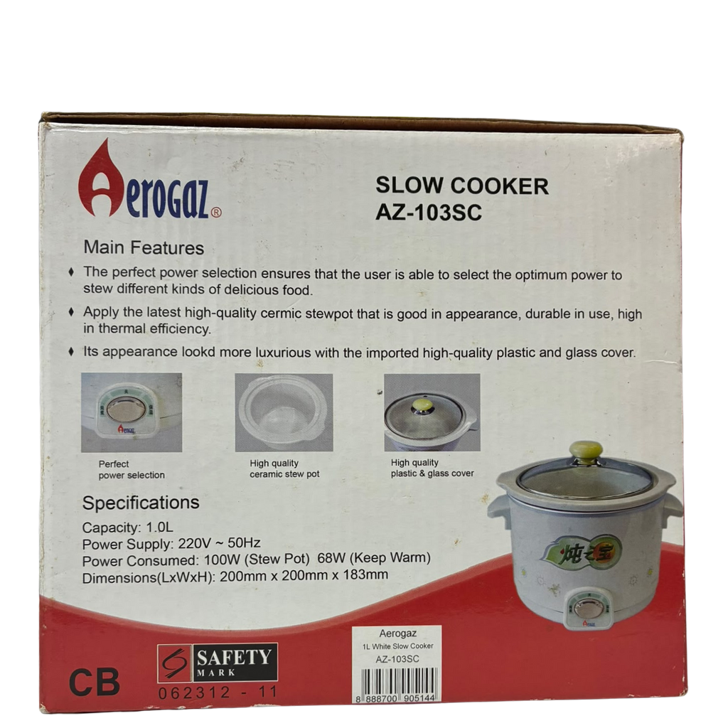 Aerogaz AZ103SC Slow Cooker 1L