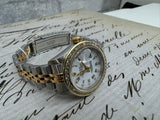 Rolex Half Gold 69173 w/ Diamond Bezel and Hour Mark Automatic Watch