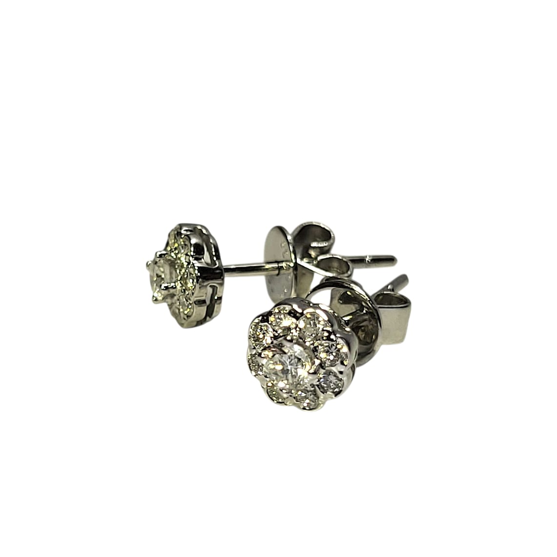 750WG D18 Diamond Earring 1.5G Main image