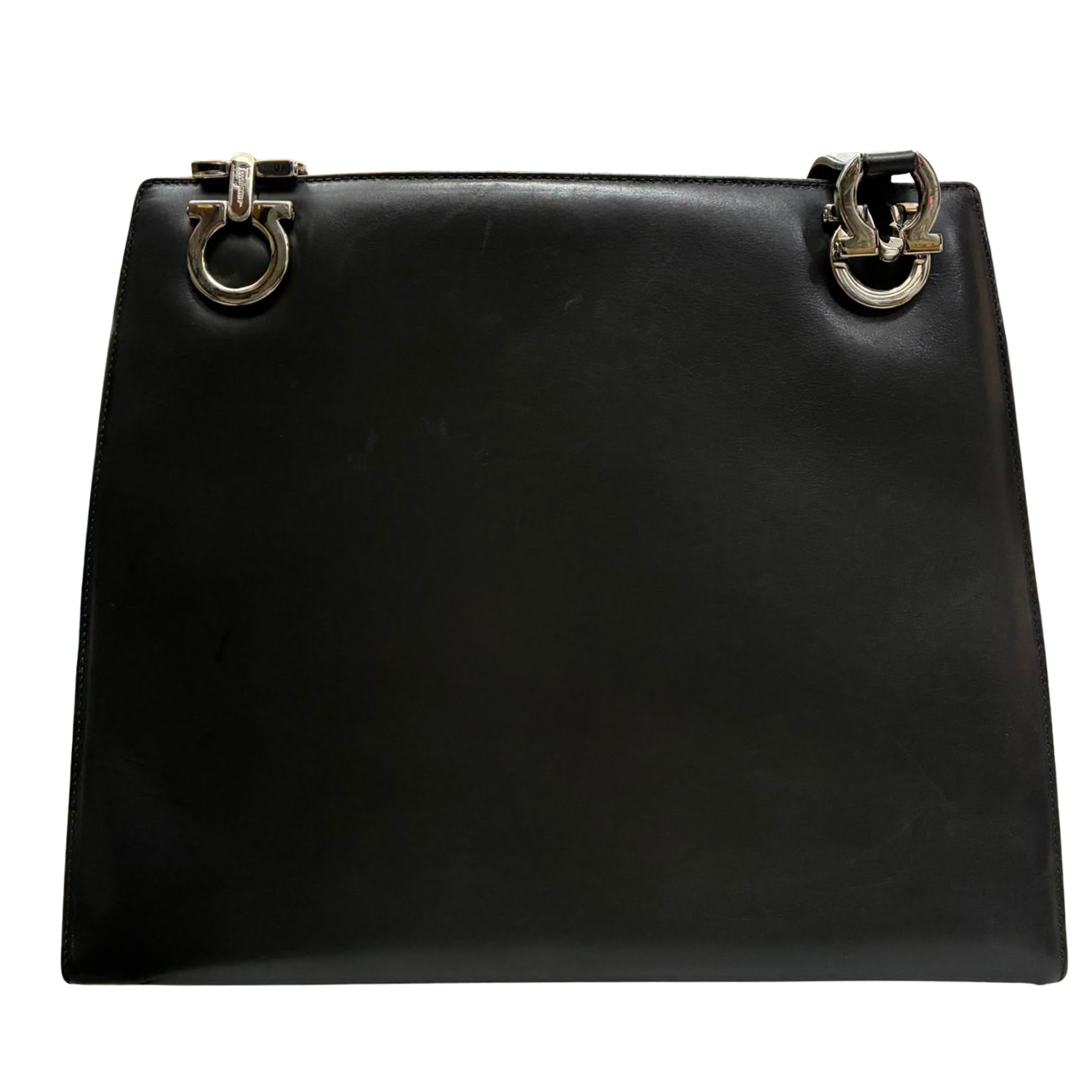 Salvatore Ferragamo BC216256 Gancini Black Leather Shoulder Bag Main image