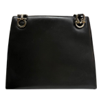 Salvatore Ferragamo BC216256 Gancini Black Leather Shoulder Bag