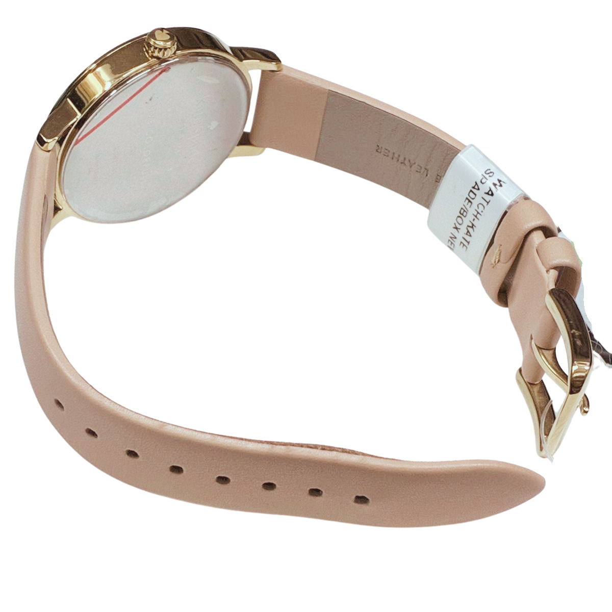 Kate Spade KSW1059 Metro Vachetta Cream Dial Leather Strap Watch