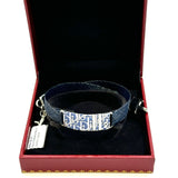 Christian Dior Navy Demin Trotters Bracelet