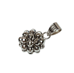 750WG Textured Cluster Bead Pendant 1.4GM
