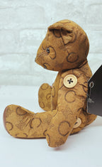 Celine Macadam Canvas And Leather Teddy Bear Stuffed Animal