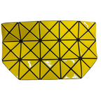 Bao Bao Issey Miyake Yellow Geometric PVC Clutch
