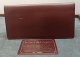 Cartier Les Must De Cartier Burgundy Leather Long Bordeaux Wallet