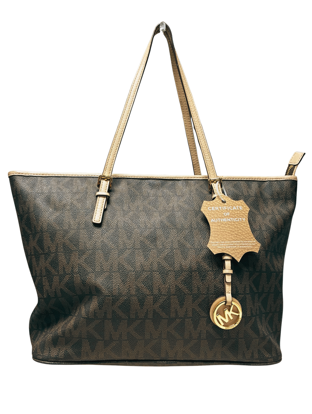 Michael Kors GTVT2B Jet Set PVC Travel Tote Bag