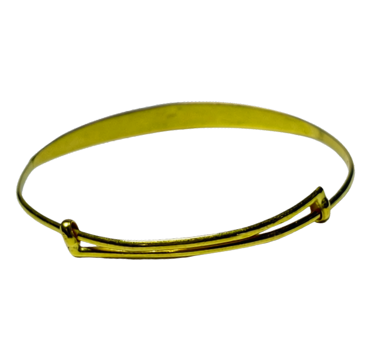 916YG Adjustable Baby Slim Bangle 2.3GM