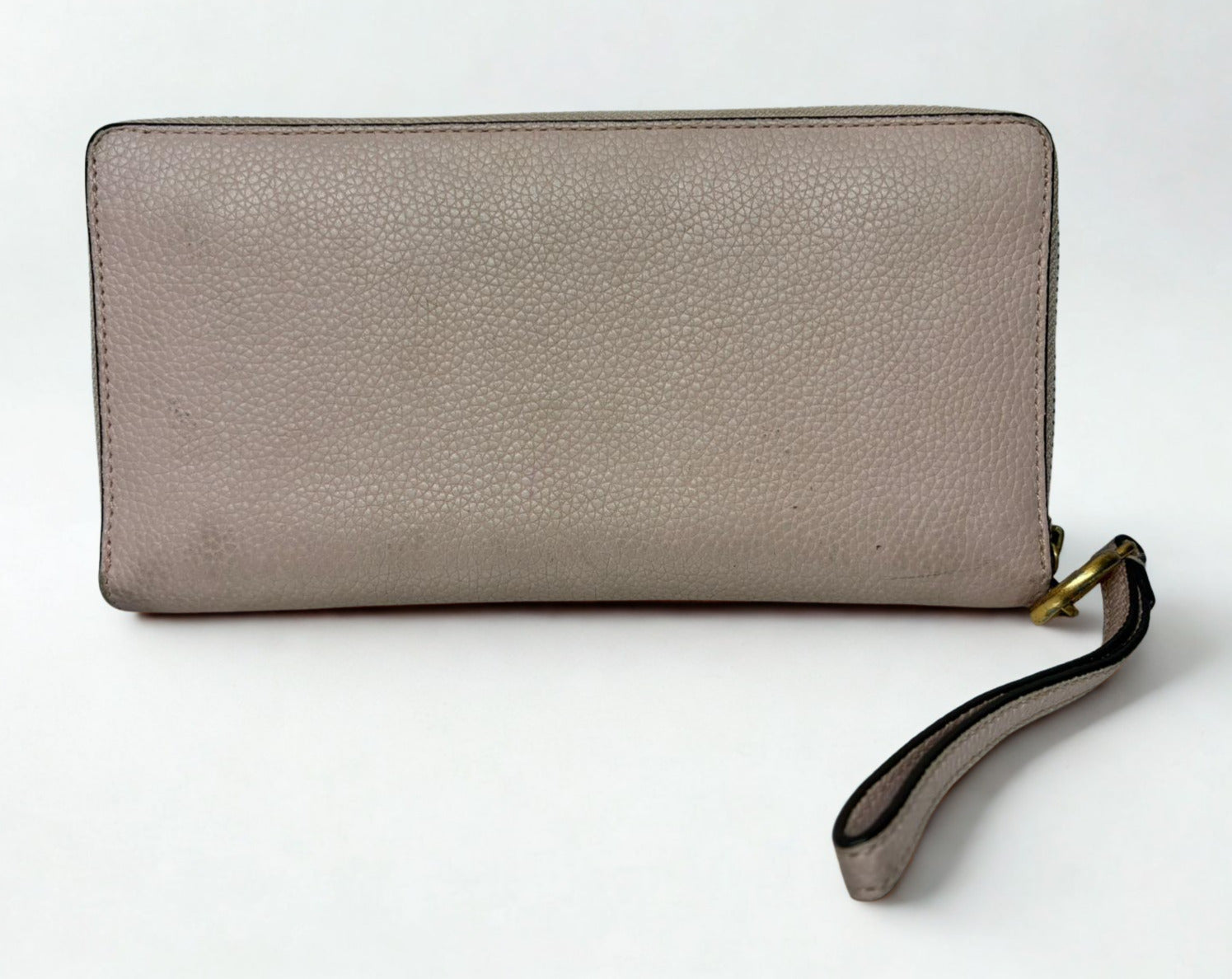 Tory Burch Robinson Passport Continental Zip Around Wallet Pebbled Leather Port Secondary image