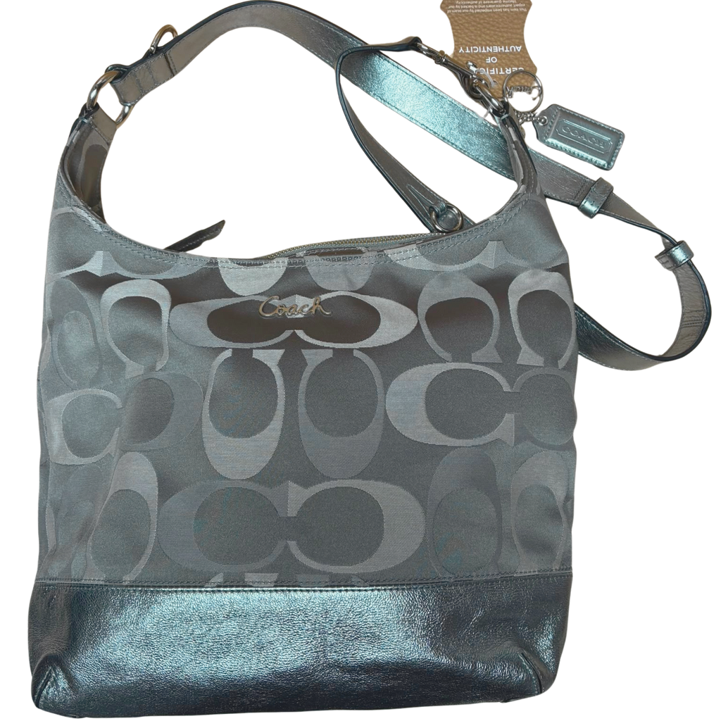 Coach F17678 Ashley Optic Signature Hobo Duffle Bag