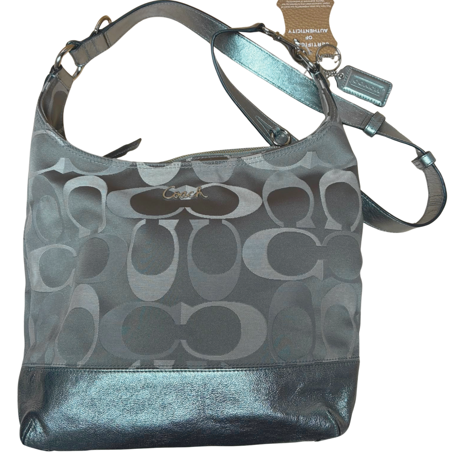 Coach F17678 Ashley Optic Signature Hobo Duffle Bag