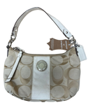 Coach Signature Stripe Demi Shoulder Bag  F19218