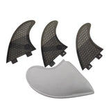 UPSURF Double Taps Surfboard Fins KS2.1 Honeycomb + Fiberglass (3 Fins)