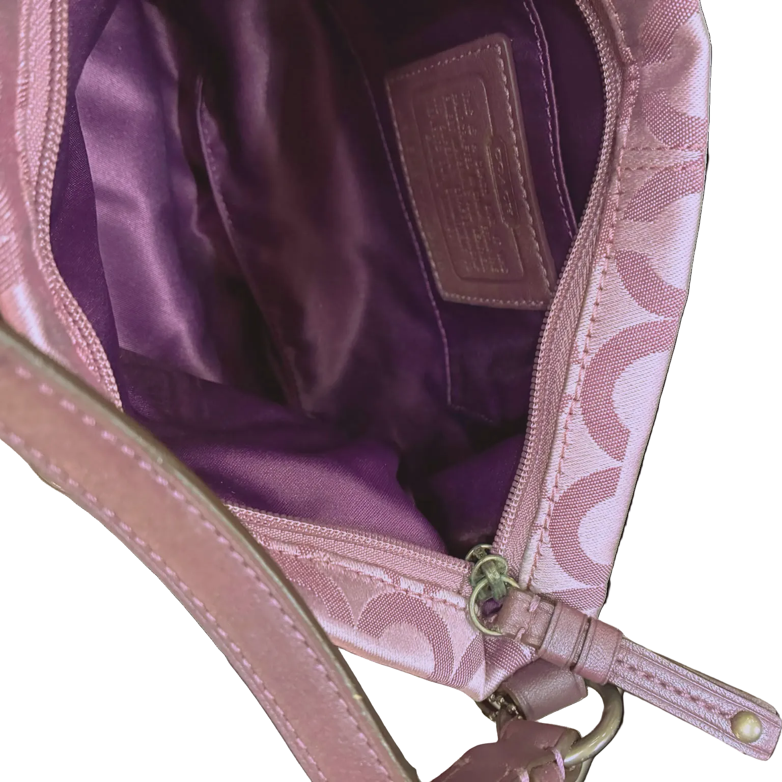 Coach Op Art Brooke Sateen Handbag