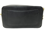 Tory Burch Fleming DoubleZip Mini Bag In Black Leather