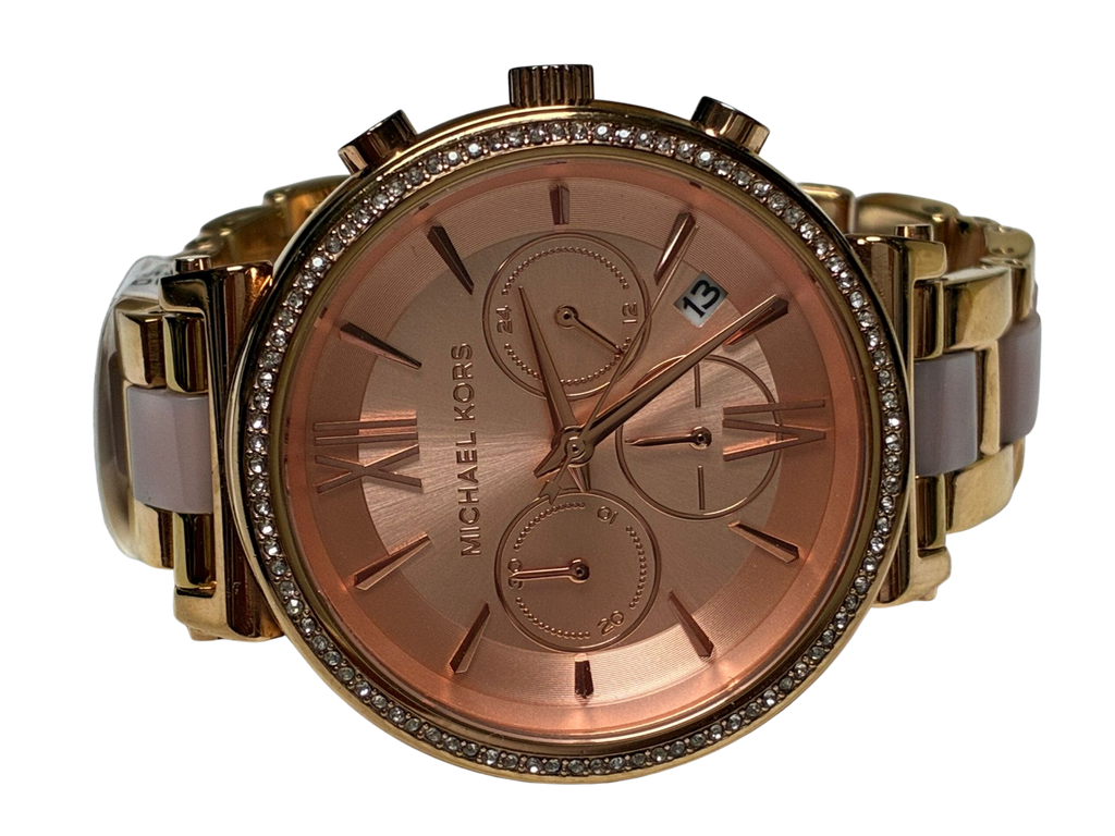 Michael Kors Sofie MK6560 Rose Gold Tone Stainless Steel Chronograph Watch