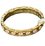 Chanel Ring 18KYG Diamond 3.5GM