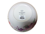 Lenox Butterfly Meadow Live Well Laugh Often Love Much Serving Bowl White