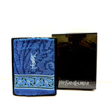 Yves Saint Laurent Face Towel, Blue