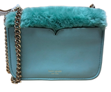 Kate Spade New York Nicola Faux Fur Shearling Twistlock Small Convertible Chain Shoulder Bag