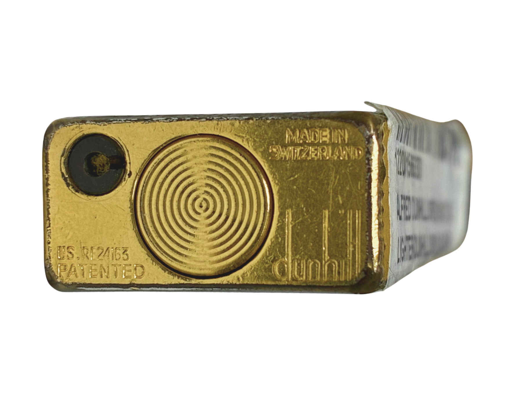 Dunhill Rollagas Butane Lighter USPE24163 73.3GM Gold Plated