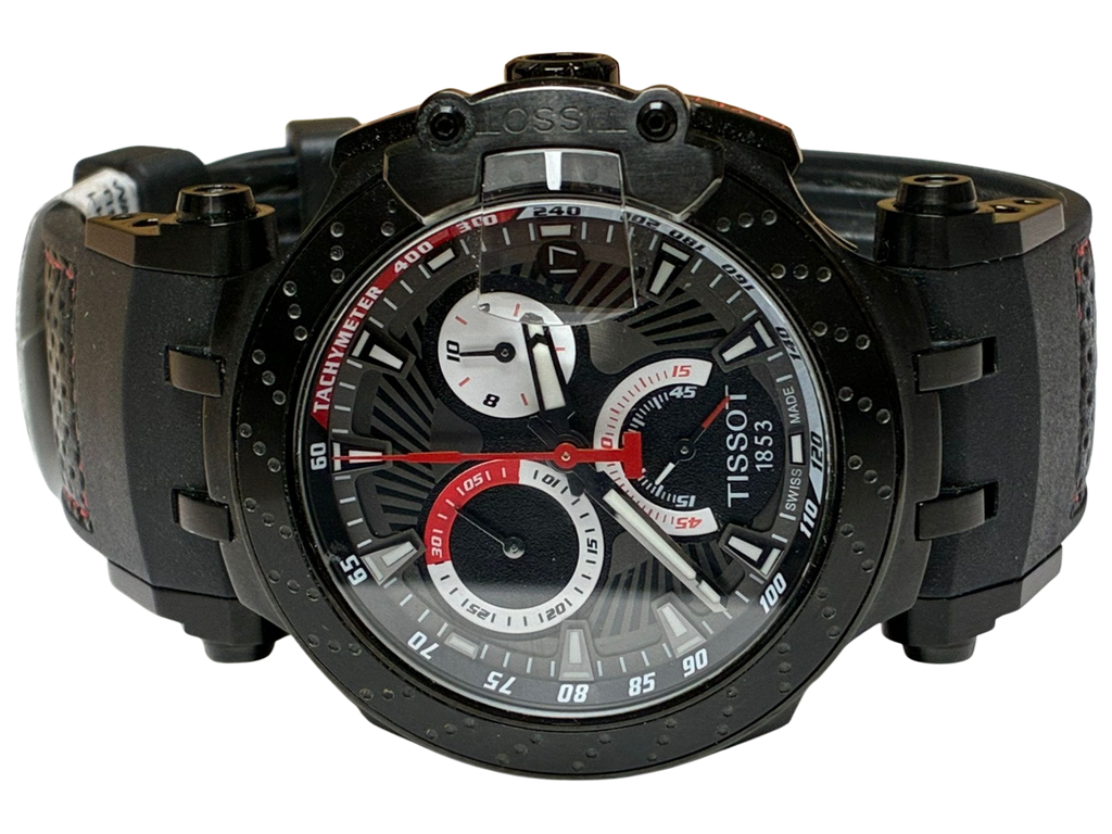 Tissot Mens TRace Jorge Lorenzo 2018 Limited Edition Chronograph 42mm Watch T115417